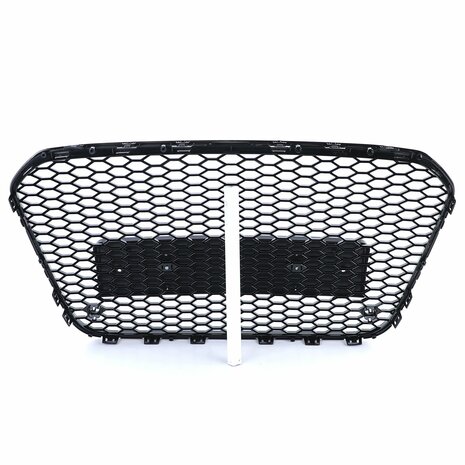 Audi A6 C7/4G Facelift voorgrill zonder embleem hoogglans zwart
