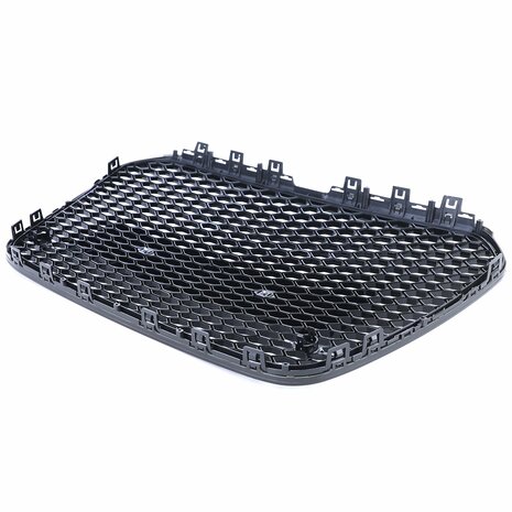 Audi A6 C7/4G Facelift voorgrill zonder embleem hoogglans zwart