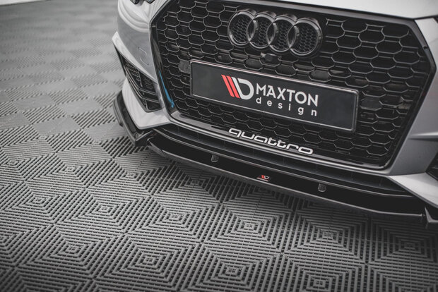 Maxton Design Audi A4 B9 S Line Versie 3 Voorspoiler spoiler Splitter Lip