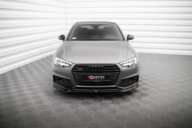 Maxton Design Audi A4 B9 S Line Versie 4 Voorspoiler spoiler Splitter Lip