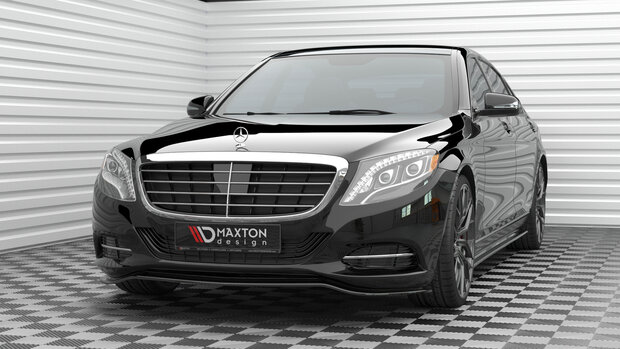 Maxton-Design-Mercedes-S-Klasse-W222-Standaard-Voorspoiler-Spoiler-Splitter-Versie-