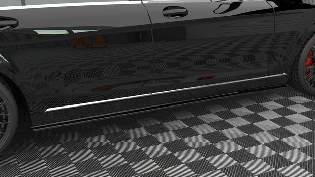 Maxton Design Mercedes S Klasse W222 Lang Standaard Sideskirt Diffusers Versie 1