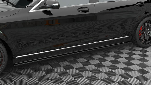 Maxton Design Mercedes S Klasse W222 Lang Standaard Sideskirt Diffusers Versie 1