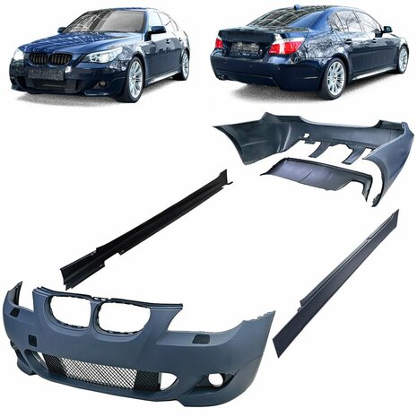 bmw-e60-M-Pakket-Look-Bumper-Side-Skirts