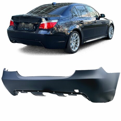 bmw-e60-e61-M-Pakket-Look-achterbumper-sport-optik-2003-2007