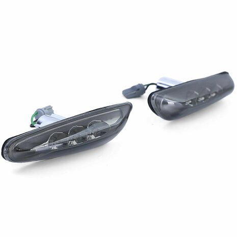 LED Zijknipperlichten Smoke Zwart Voor BMW E46 E60 E61 X3 E83 Plug & Play