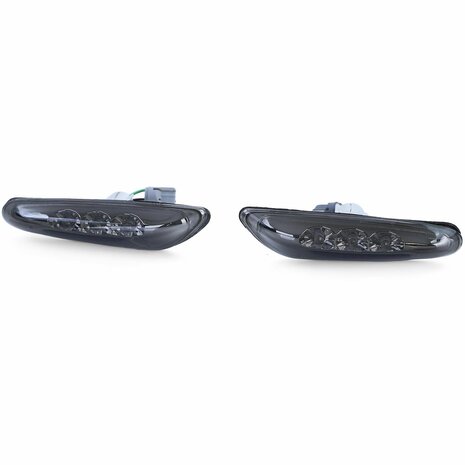 LED Zijknipperlichten Smoke Zwart Voor BMW E46 E60 E61 X3 E83 Plug & Play