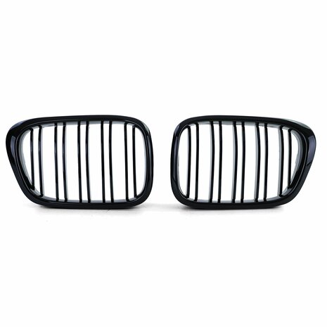bmw-5-Serie-Grill-Nieren-e39-dubbelspijl-performance-grill-zwart-glans