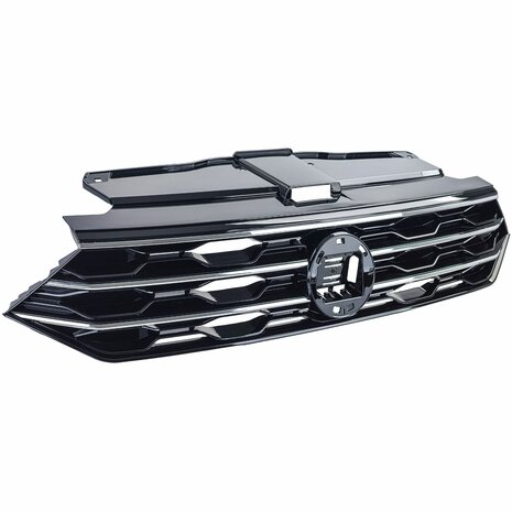 Volkswagen-T-Roc-troc-grill-zwart-chrome-lijst-R-Line-Look