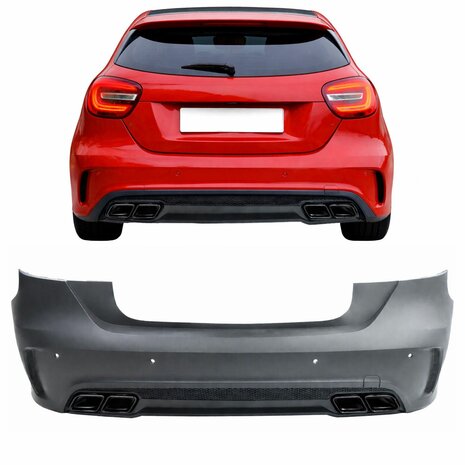 Mercedes-A-Klasse-W176-Achterbumper-Amg-Look