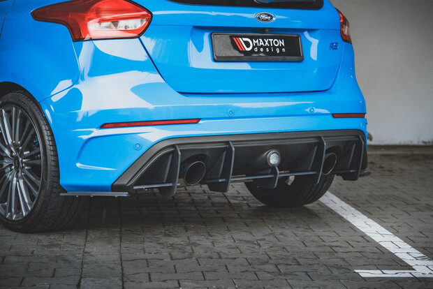 Maxton Design Ford Focus RS Mk3 Rear Side Splitters Pro Street 