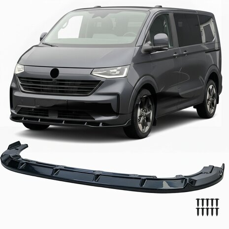 Volkswagen-T7-Spoiler-Splitter-Glans-Zwart