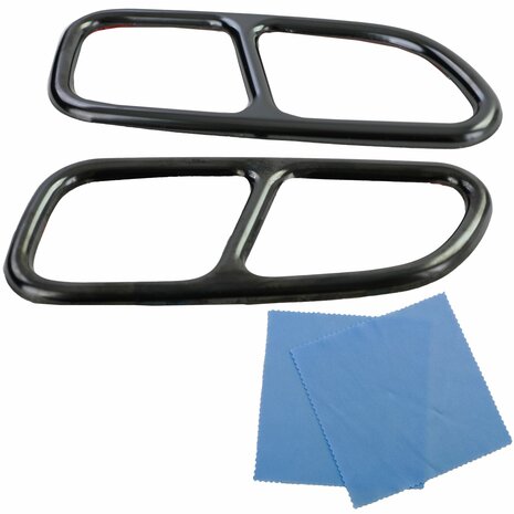 Mercedes-SLK-R171-Uitlaatsierstuk-Zwart