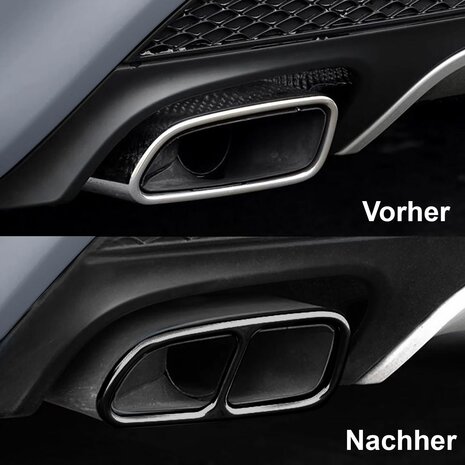 Mercedes-SLK-R171-Uitlaatsierstuk-Zwart