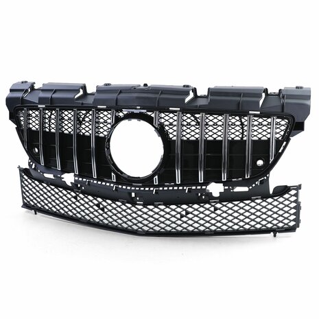 MercedesSLK-R172-Sport-Grill-Glans-Zwart-Chrome-Panamericana-Amg-Gt