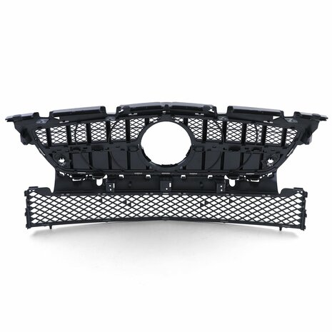 MercedesSLK-R172-Sport-Grill-Glans-Zwart-Chrome-Panamericana-Amg-Gt
