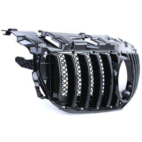 Mercedes-SCL-R172-Sport-Grill-Glans-Zwart-Panamericana-Amg-Gt