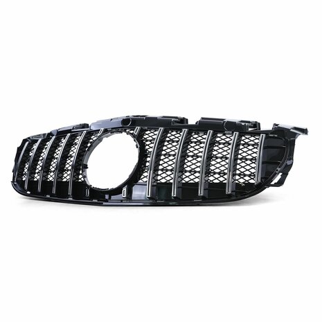 Mercedes-SCL-R172-Sport-Grill-Glans-Zwart-Chrome-Bies-Panamericana-Amg-Gt