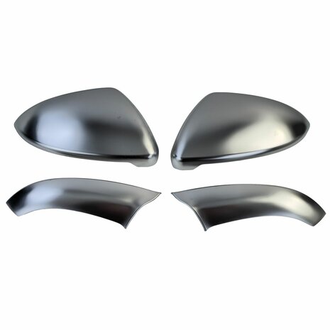 VW-Golf-7-Spiegelkappen-Mat-Aluminium-Plak