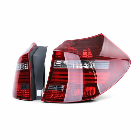 Achterlichten-Geschikt-Voor-Bmw-1-Serie-E81-E87-Smoke-Glas-M-Look-LCI