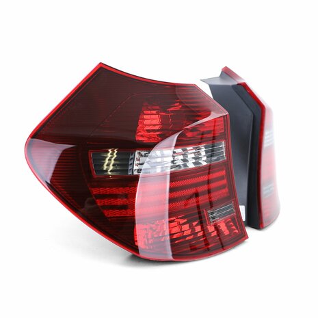 Achterlichten-Geschikt-Voor-Bmw-1-Serie-E81-E87-Smoke-Glas-M-Look-LCI