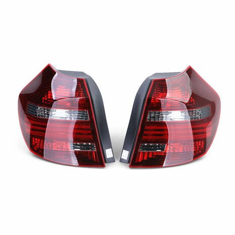 Achterlichten-Geschikt-Voor-Bmw-1-Serie-E81-E87-Smoke-Glas-M-Look-LCI