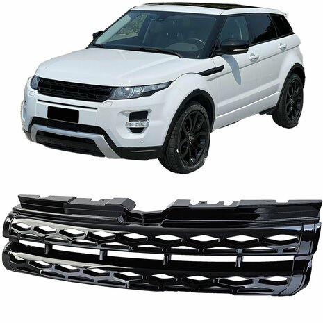 Grill-Range-Rover-Evoque-L538-Glans-Zwart-2011-2015