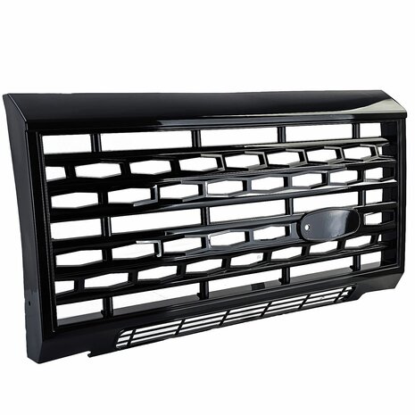 Grill-Land-Rover-Defender-LD 90-110-Glans-Zwart