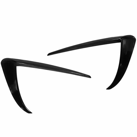 Bumper-Spoiler-Canards-Voor-Tesla-Model-3-Glans-Zwart