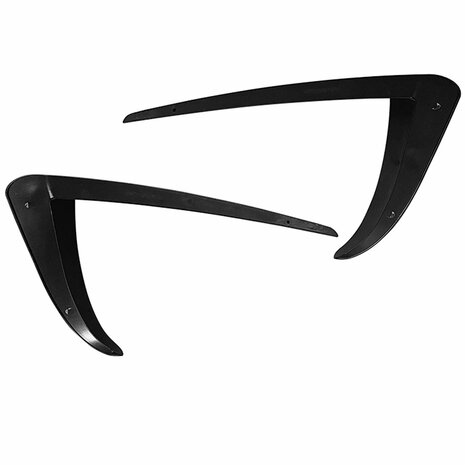 Bumper-Spoiler-Canards-Voor-Tesla-Model-3-Glans-Zwart