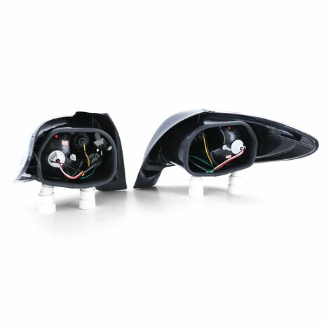 Heldere-Achterlichten-Peugeot-206-Hatchback-Chroom-Set-Links-Rechts