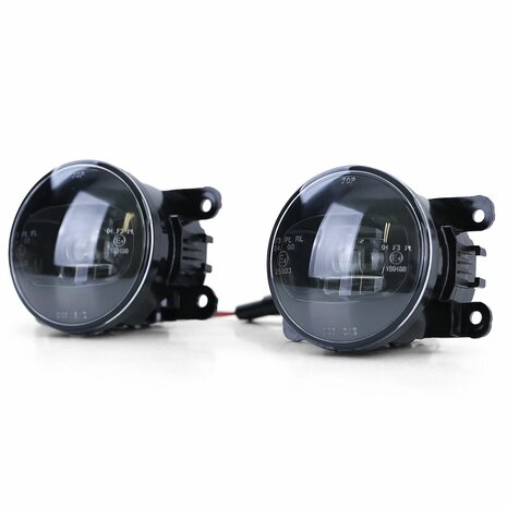 LED-Mistlampen-Set-Peugeot-107-207-307-407-4007-607-Zwart-Smoke