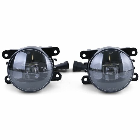 LED-Mistlampen-Set-Peugeot-107-207-307-407-4007-607-Zwart-Smoke