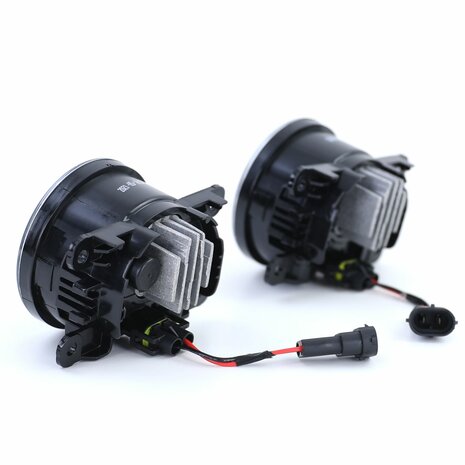 LED-Mistlampen-Set-Peugeot-107-207-307-407-4007-607-Zwart-Smoke