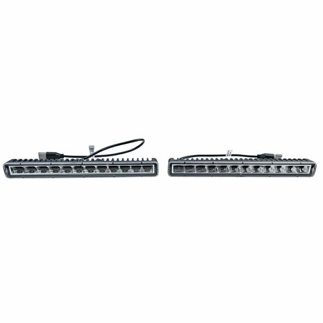 Daklijst-Spoiler-Ford-Tourneo-Transit-Custom-LED-Verstralers-Zwart-Glans 