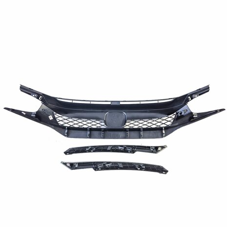 Sport-Grill-Honda-Civic-X-FC-FK-2016-2020-TR-Performance-Glans-Zwart
