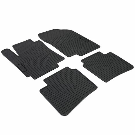 Rubberen-Automatten-Kia-Rio-UB-Vanaf-2011-t-m-2016-All-Weather-Vloermatten-Zwart