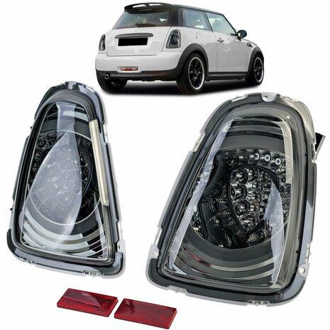 LED-Achterlichten-Mini-R56-Facelift-2010-2014-Special-Design-Smoke-Zwart 