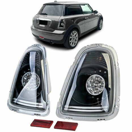 LED-Achterlichten-Mini-R56-Vorfacelift-2006-2010-Set-Zwart-Smoke-Special