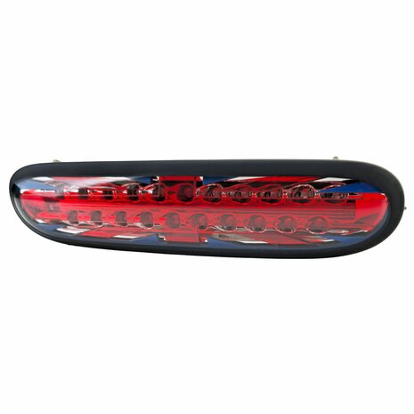LED-Mistachterlicht-Mini-R56-R57-2006-2010-Helder-Rood-Zwarte-Rand