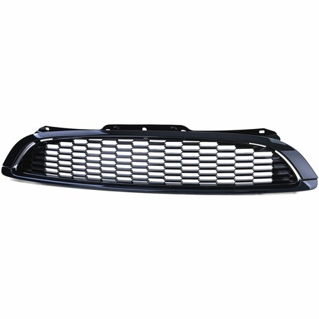 Grill-Set-Glans-Zwart-Mini-R55-R56-3-delig-Sportieve-Frontupgrade