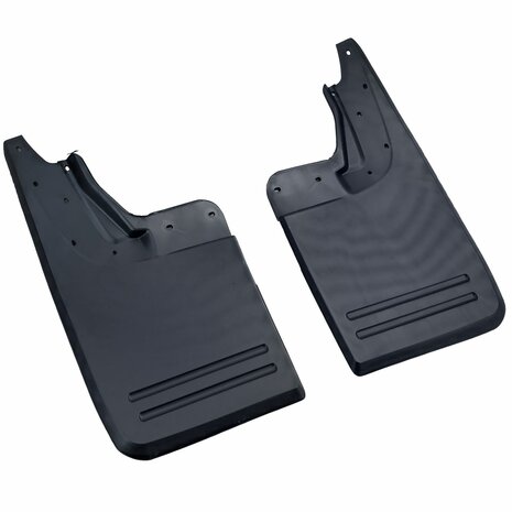 VW-Amarok-Spatlappen-Set-Voor-Achter-Zwart