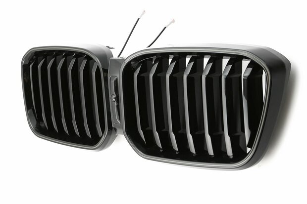 LED-Sport-Grille-BMW-X3-X4-G01-G02-LCI-vanaf-2021-Glans Zwart