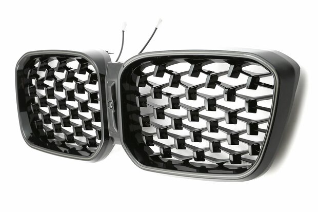 LED-Sport-Grille-BMW-X3-X4-G01-G02-LCI-vanaf-2021-Zwart-Diamond