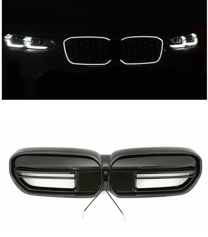 LED-Sport-Grille-BMW-5-Serie-G30-G31-LCI-20202023-Glans-Zwart-G60-Look