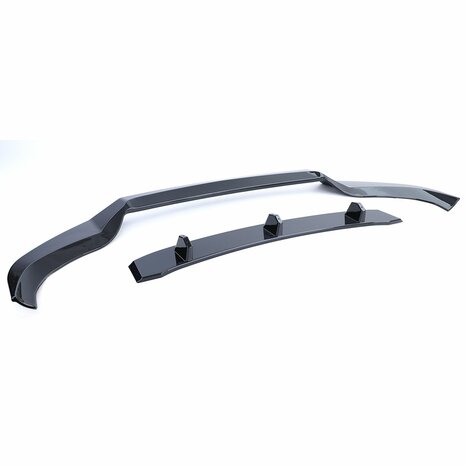 Spoiler Splitter Voor Bmw X6 G06 M Pack Glans Zwart Performance Look