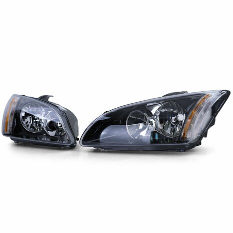 Koplampen-Zwart-Ford-Focus-II-2004&ndash;2008-Set-Links-Rechts