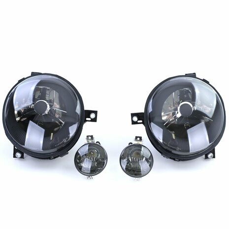 Volkswagen-Lupo-6X-Koplampen-Koplamp-Set-Smoke-Glas-+-Knipperlichten