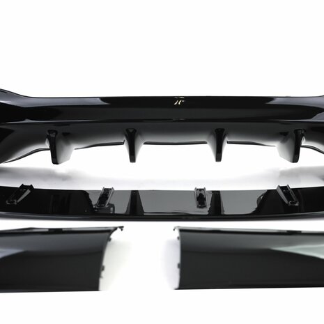 Uitlaat-Diffuser-Mercedes-CLA-C118-X118-AMG-Look-Glans-Zwart