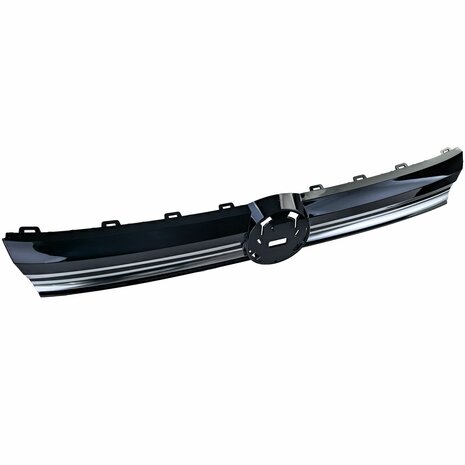 Volkswagen-Caddy-5-Grill-Zwart-Glans-met-Chromen-Lijsten-2020-Caddy-V-SB-OEM-Look
